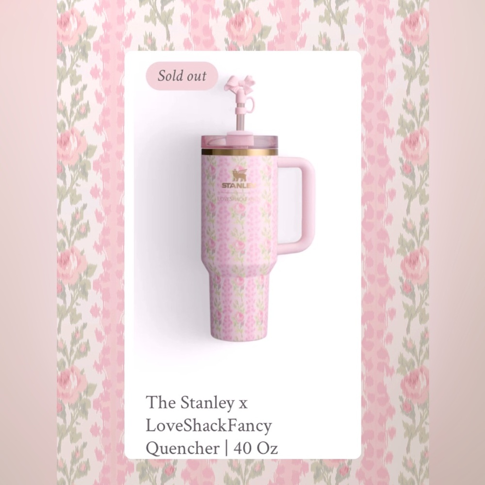 🌸 Stanley x LoveShackFancy 40 Oz Quencher - Blooming Heirloom 🌸 - Picture 3 of 6